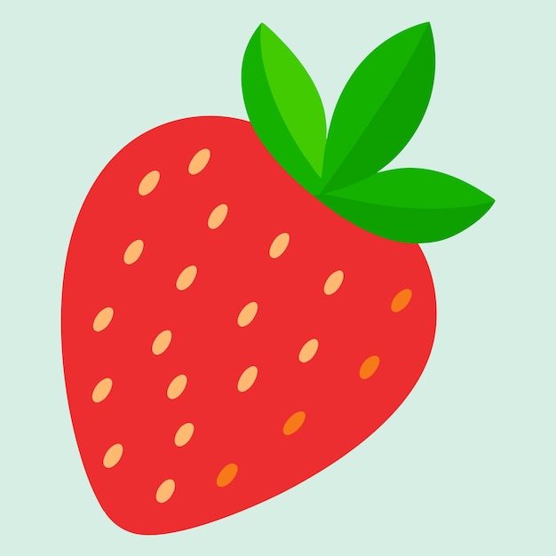 Strawberry Sweet Illustration Vector Design (Disegno vettoriale di illustrazioni di fragole dolci)