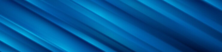 Vettore strisce lisce blu brillante astraggono sfondo tecnologico