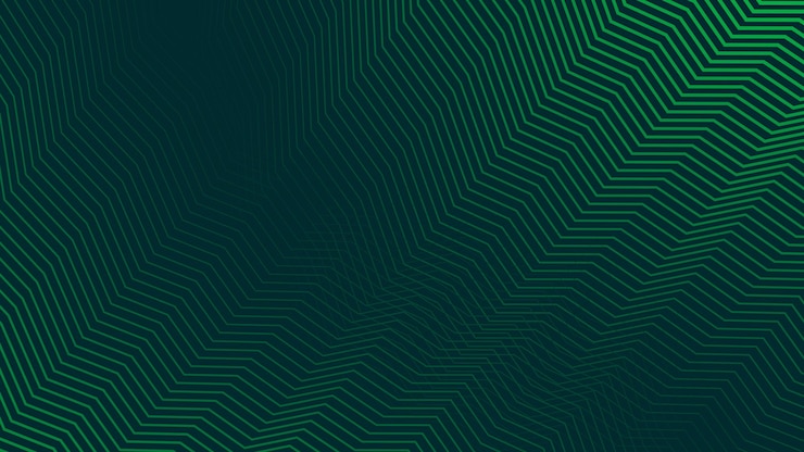 Vettore strisce verdi linee a zig zag sfondo astratto per sfondo