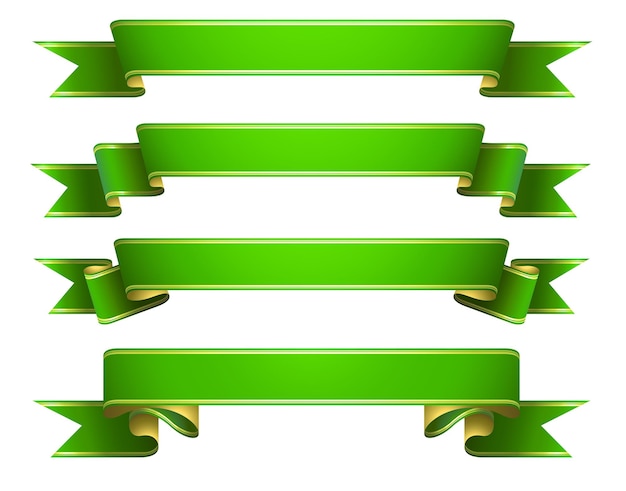 Striscione con nastro verde