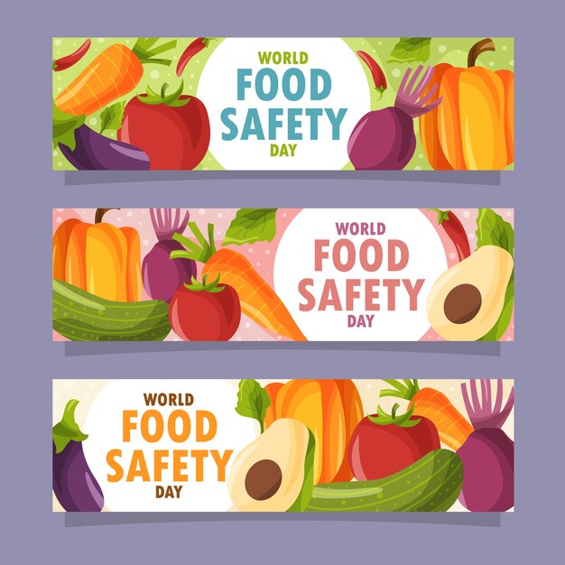 Striscioni per la Giornata Mondiale della Sicurezza Alimentare