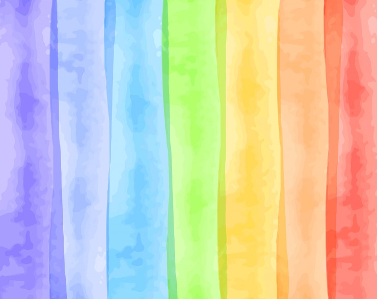 Vettore struttura ad acquerello per le tonalità del rainbow