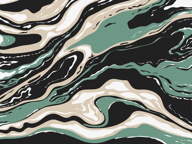 Struttura astratta del marmo dell'inchiostro liquido con lo sfondo dal design moderno e creativo