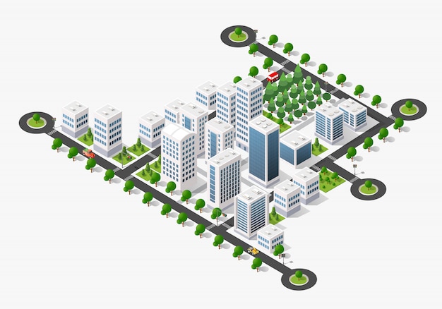 Struttura della città di megapolis