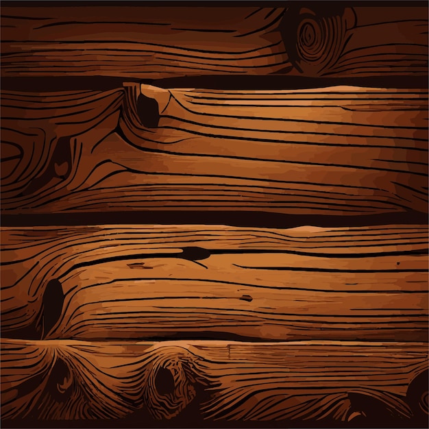 Struttura di legno realistica della plancia di sfondo in fibra texture pattern vettore