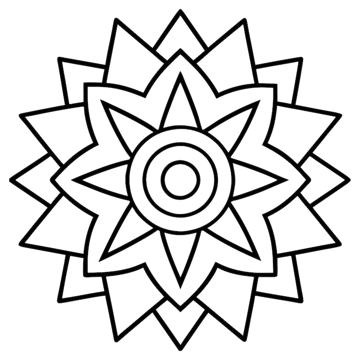 Vettore stupendi modelli decorativi floreali mandala art lotus e disegni ispirati alla natura