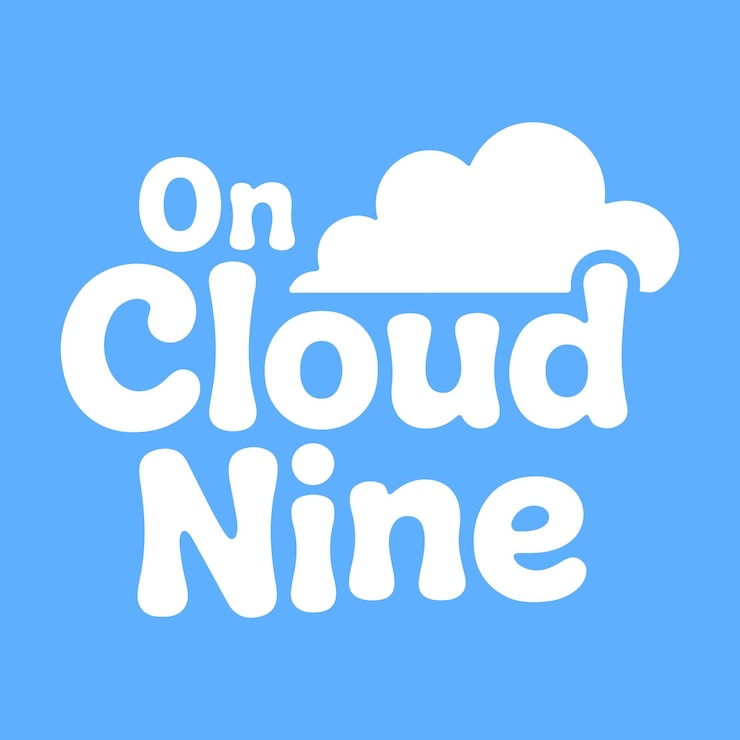 Vettore su cloud nove