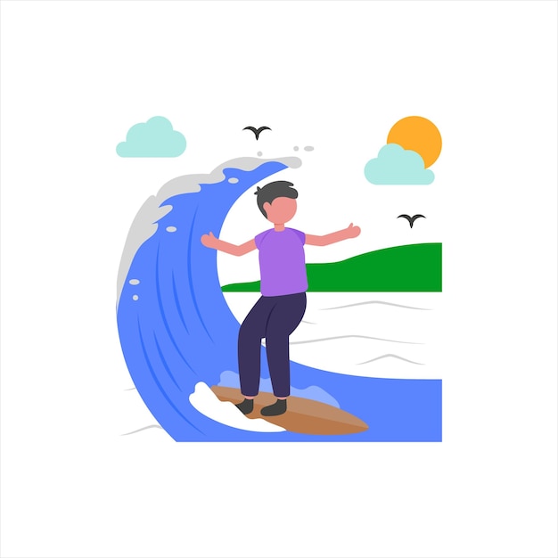 Surfare l'onda perfetta