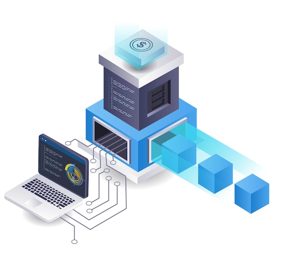 Sviluppo della tecnologia di gestione dei server di dati aziendali