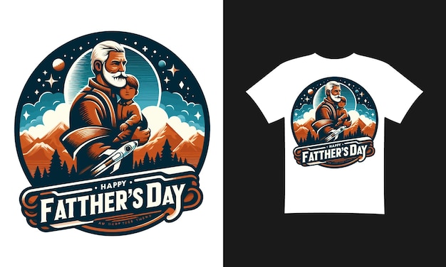 T-shirt per la festa del padre