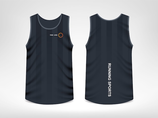 T-shirt sportiva senza maniche