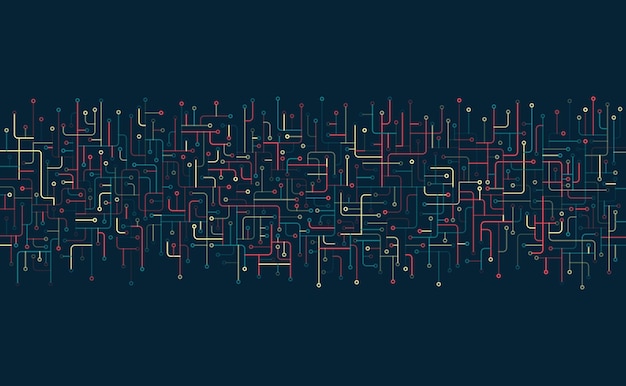 Tabella di circuiti background tecnologico di alta tecnologia connessione cibernetica elettronica