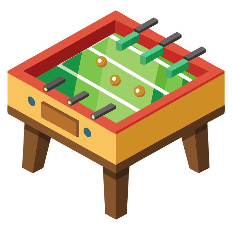 Vettore table soccer clipart arte vettoriale e illustrazione