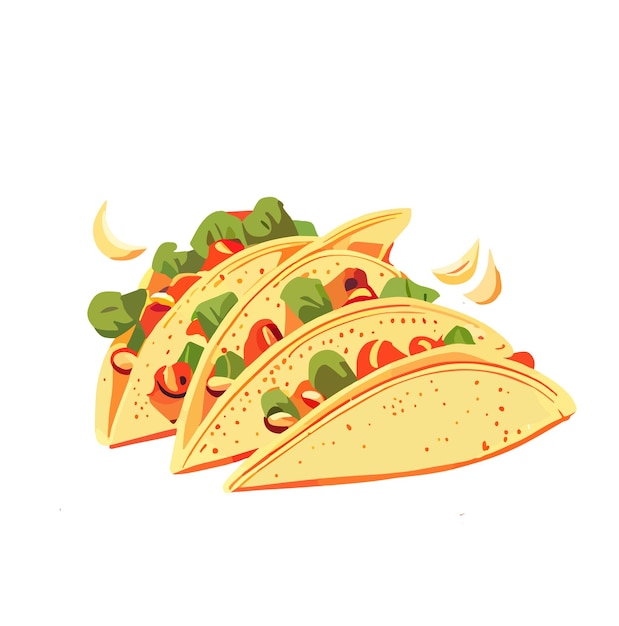 Tacos messicani Poster per snack fast food e menu da asporto