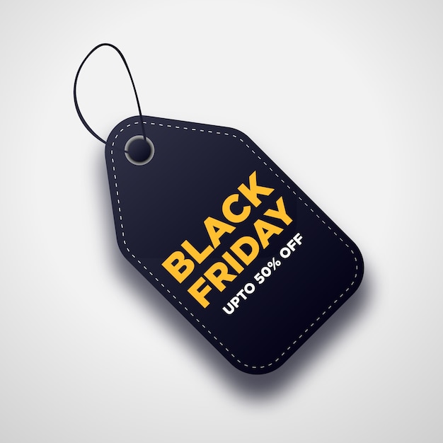 tag dello shopping del venerdì nero