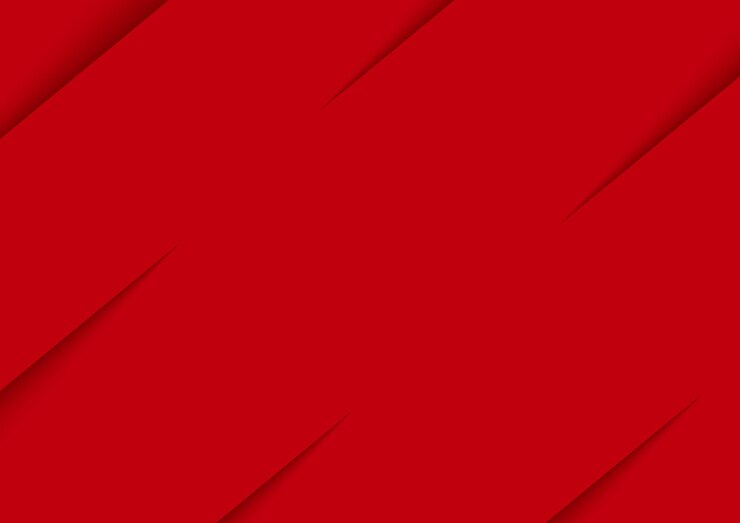 Vettore tagli realistici nel foglio di carta rossa