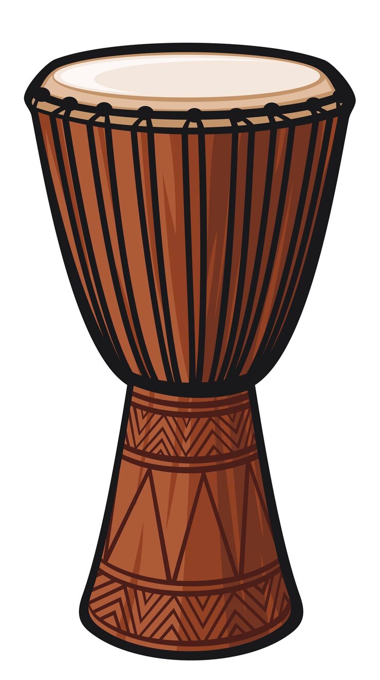 Vettore tamburo africano