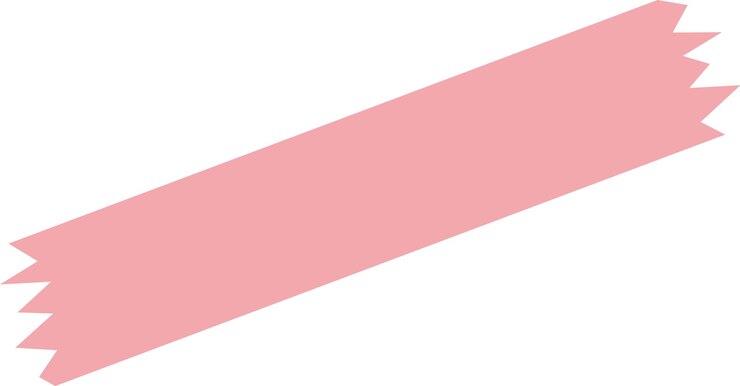 Vettore tape washi foglio strappato
