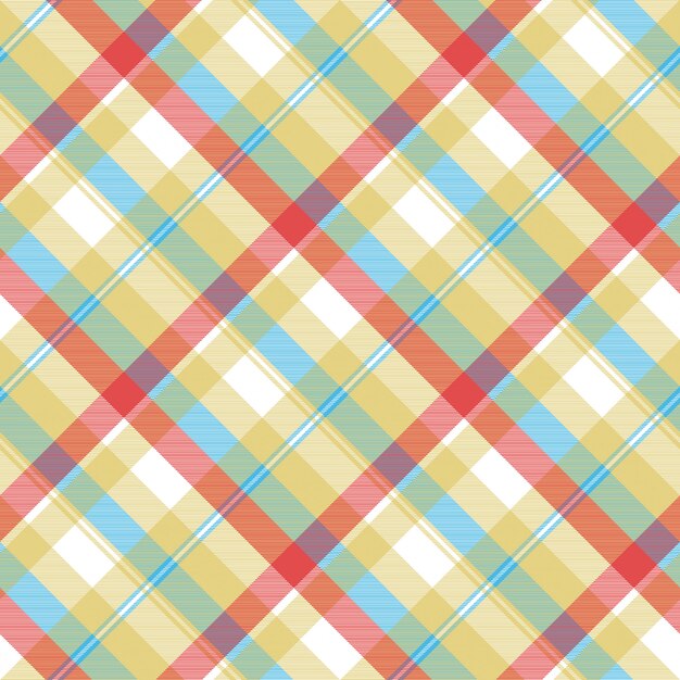 Tartan scozzese giallo senza cuciture