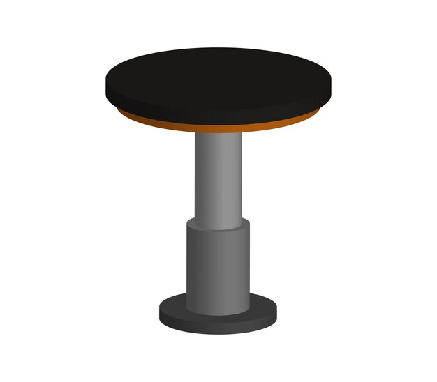 Tavolo rotondo tridimensionale