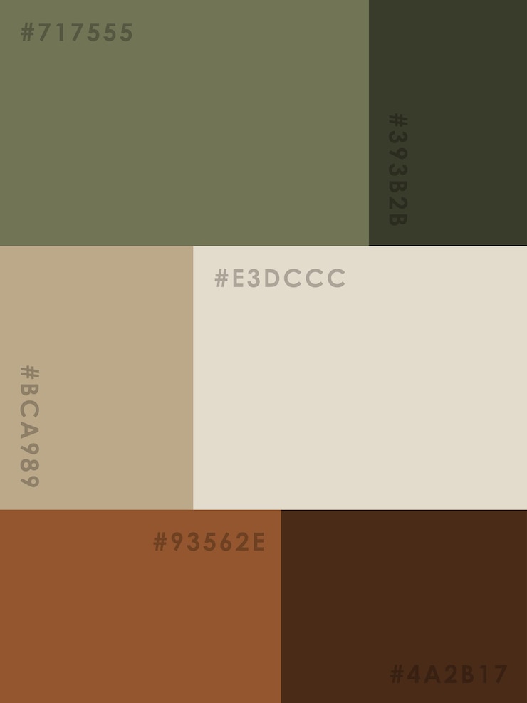 Vettore tavolozza dei colori