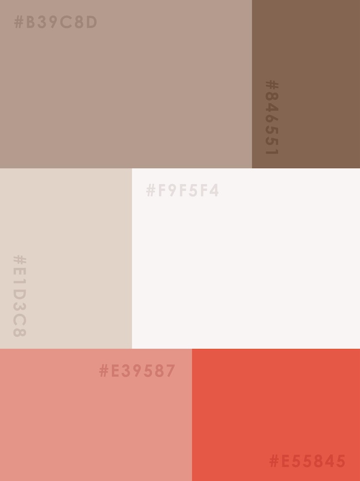 Vettore tavolozza dei colori