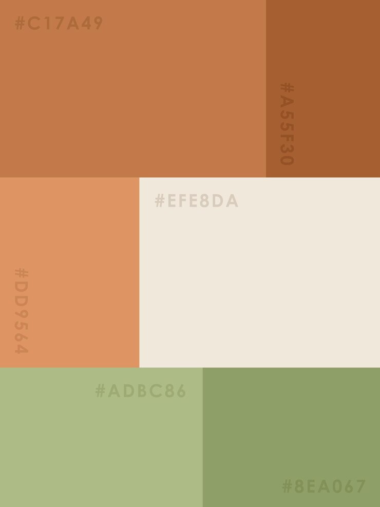 Vettore tavolozza dei colori