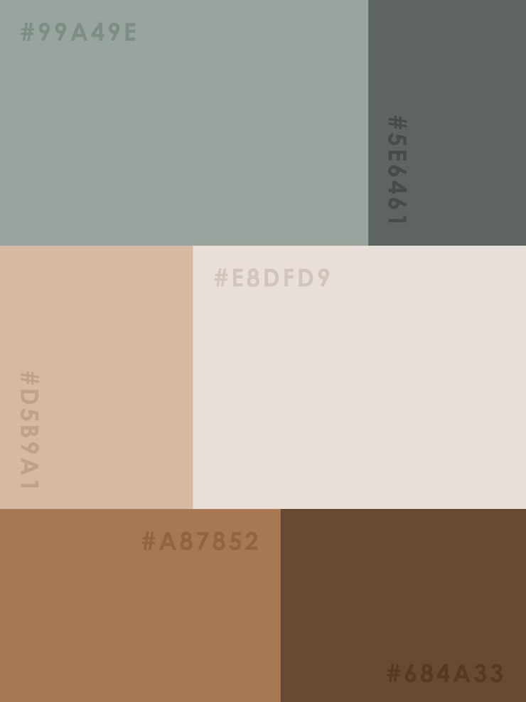 Vettore tavolozza dei colori