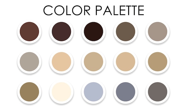Tavolozza di colori pastello 2023 Illustrazione vettoriale