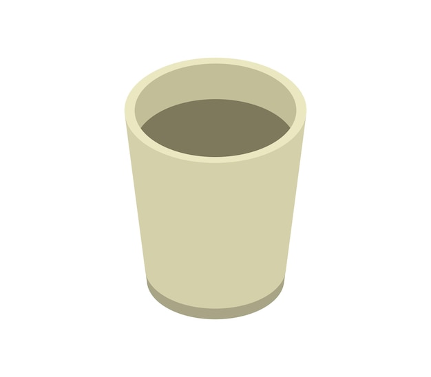 Tazza di cacao isometrica