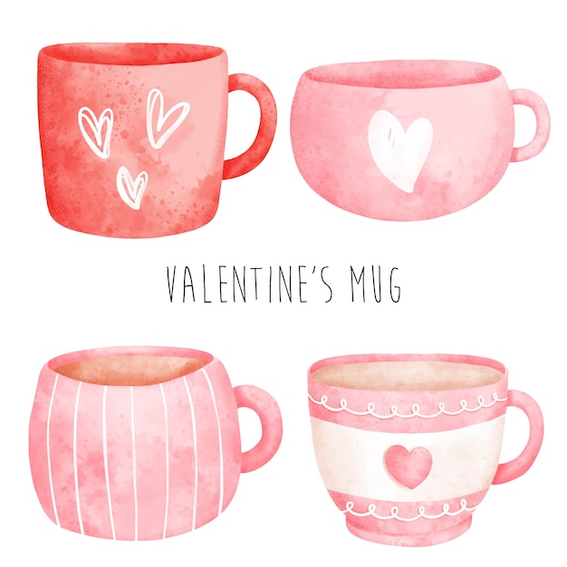 Tazza di San Valentino. Tazza da caffè per San Valentino