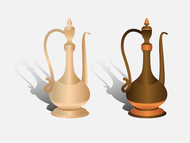 tazza e illustrazione vettoriale