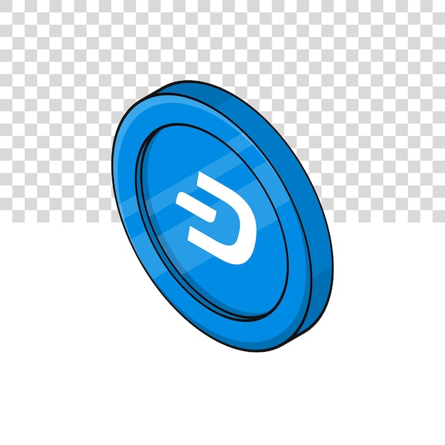 Tecnologia blockchain della criptovaluta DASH 3D