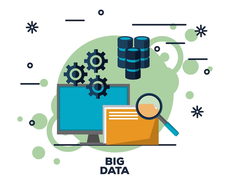Vettore tecnologia dei big data