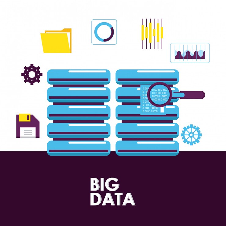 Vettore tecnologia dei big data