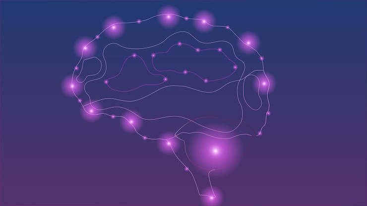 Vettore tecnologia del cervello