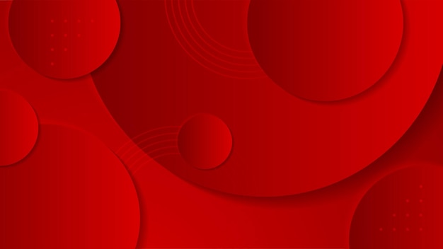 Tecnologia di pattern di linee astratte su sfondo rosso sfumato