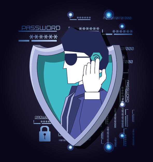 tecnologia di sicurezza dei dati con agente
