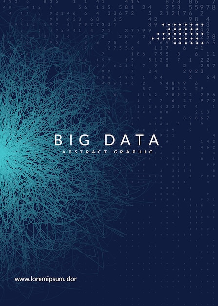 Tecnologia digitale astratto. Intelligenza artificiale, apprendimento profondo e concetto di big data.