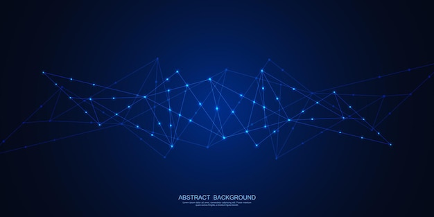 Tecnologia digitale di connessione di rete globale e concetto di comunicazione