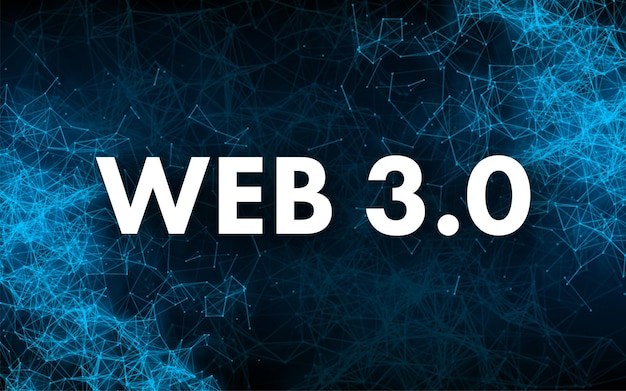 Tecnologia Web 30 per il web design Tecnologia blockchain Internet Concetto Nft