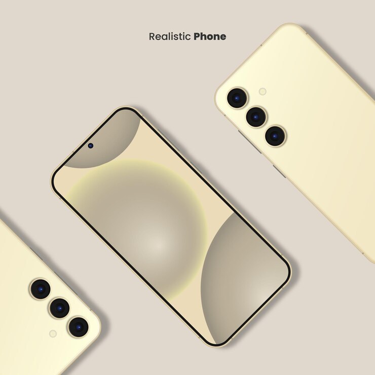 Vettore telefono realistico s24
