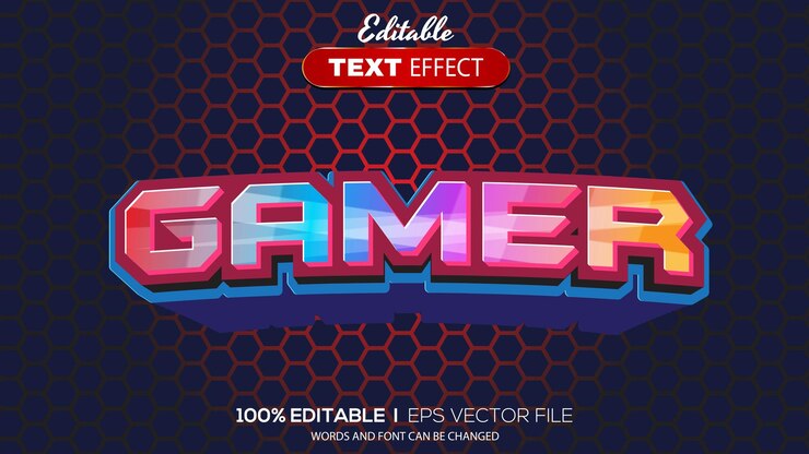 Tema del giocatore con effetti di testo modificabili in 3D