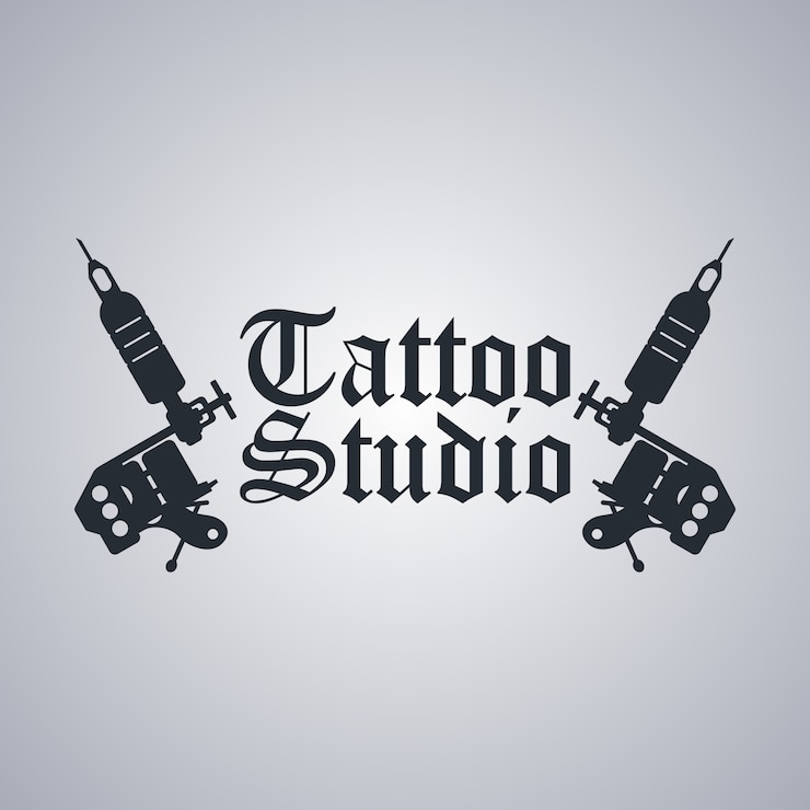 Vettore tema della macchina del tatuaggio