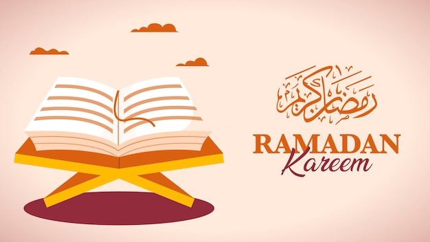 Template di sfondo di Ramadan Kareem