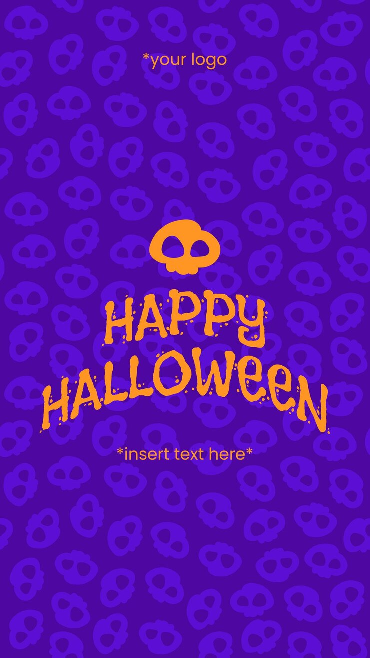 Vettore template di storie di social media di happy halloween vector