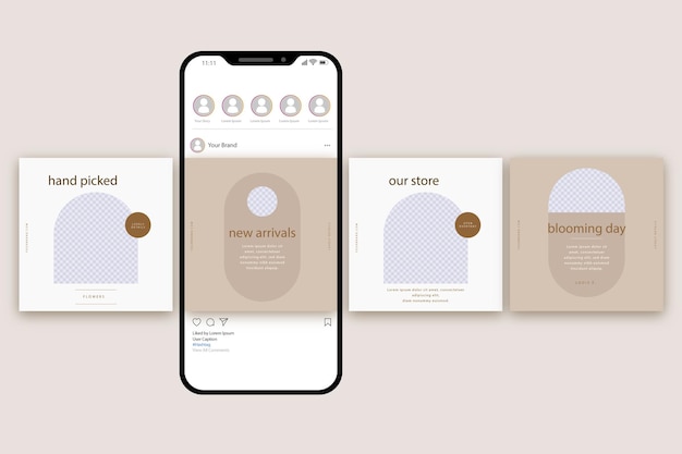 Templati di carousel di Instagram