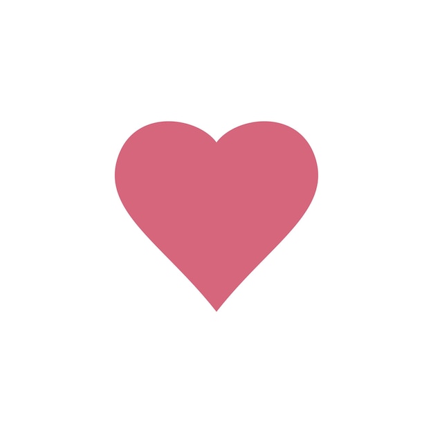 Templati di progettazione vettoriale di icone di cuore concetto semplice e moderno