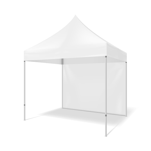 Tenda pieghevole Illustrazione isolata su sfondo bianco Concetto grafico per il tuo design