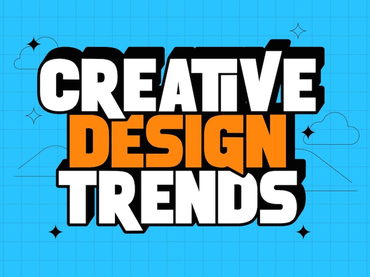 Vettore tendenze di design creativo progettazione di manifesti